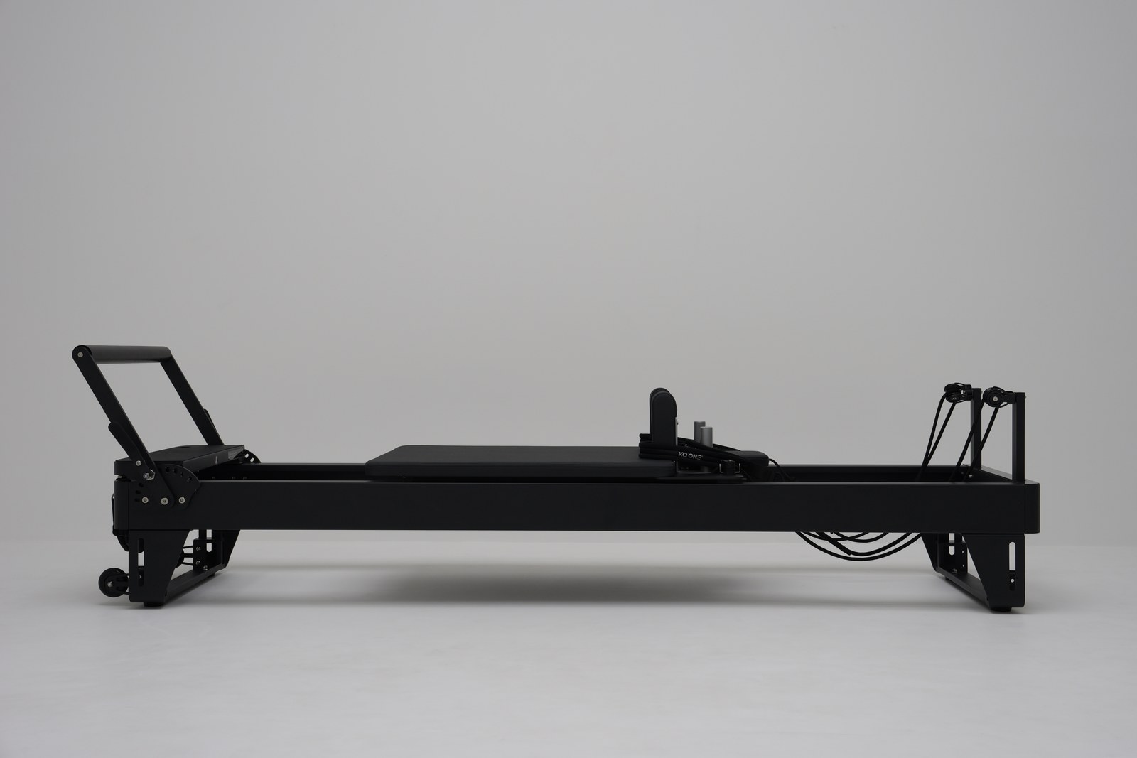 Temnox Reformer TBH — professional Pilates equipment, black